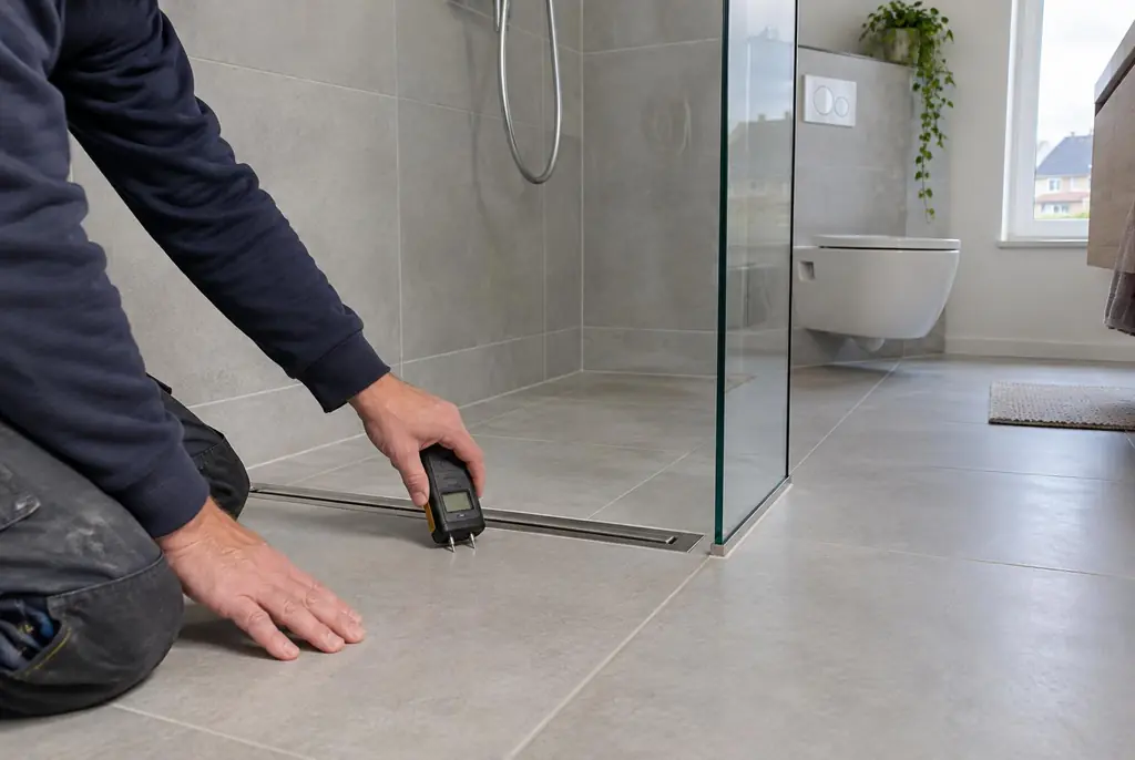 Lekdetectie Woudenberg – badkamer in een nieuwbouwwoning